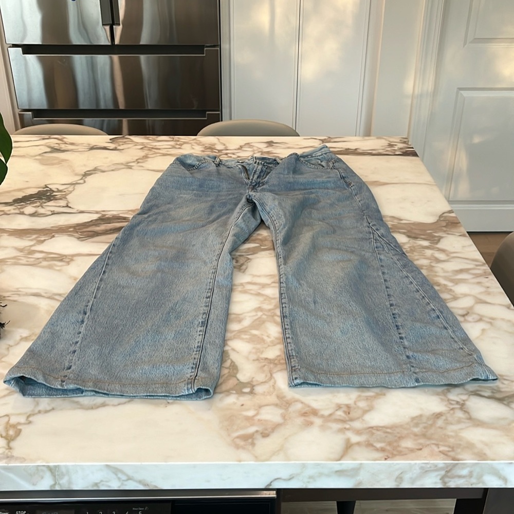 Frame Le Baggy Palazzo size 28 jeans in Natoma Clean